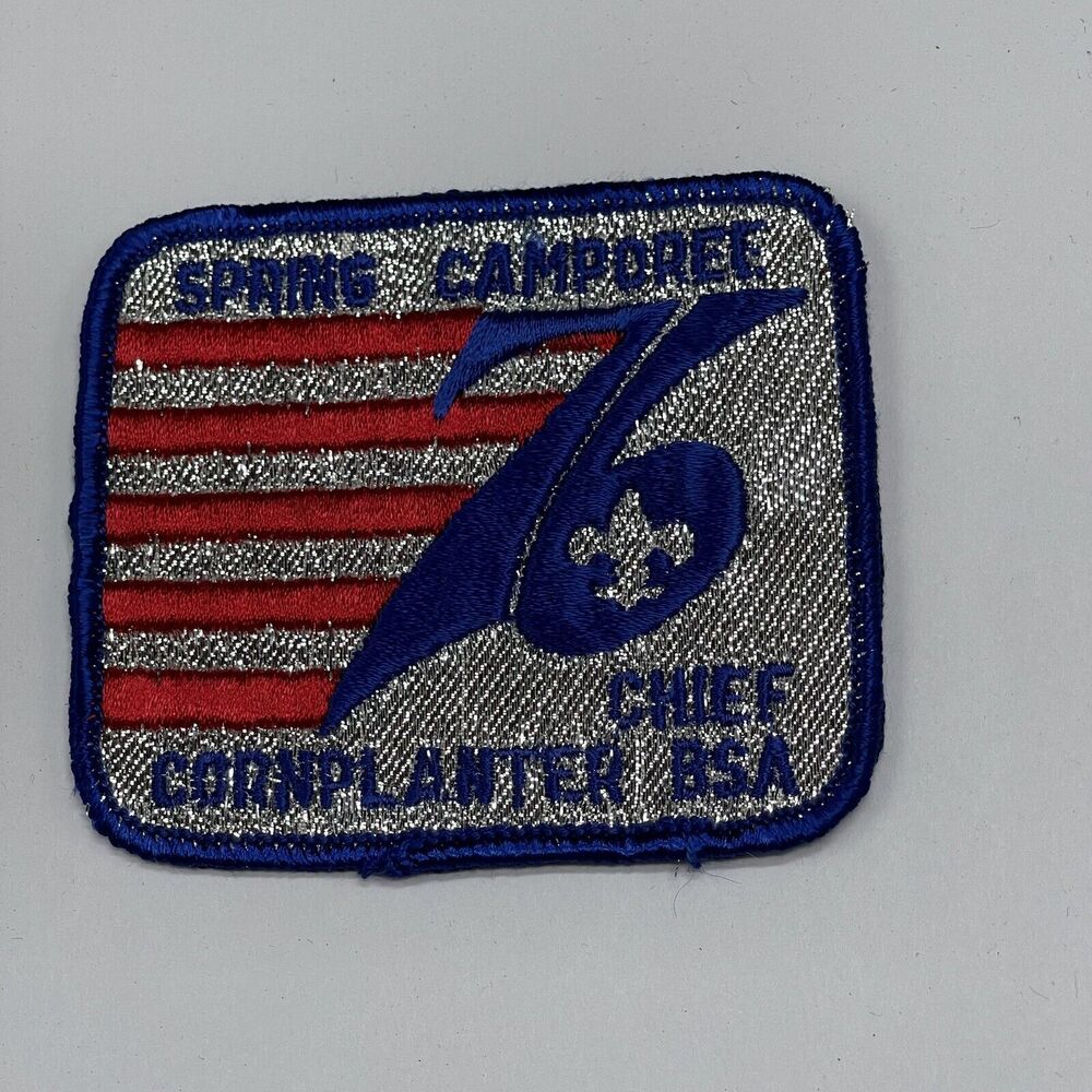 Chief Cornplanter Patch Spring Camporee Boy Scout Badge BSA 1976 Vintage